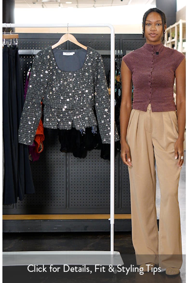 Carolyn Sequin Tweed Jacket video