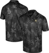 COLOSSEUM Men's Colosseum Black Colorado Buffaloes Big & Tall Palms Polo