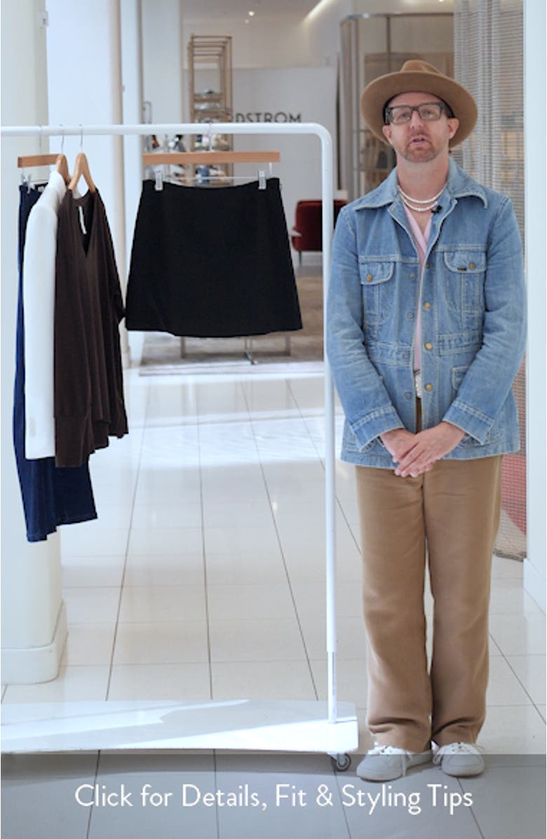 The Icon A-Line Miniskirt, sales video thumbnail