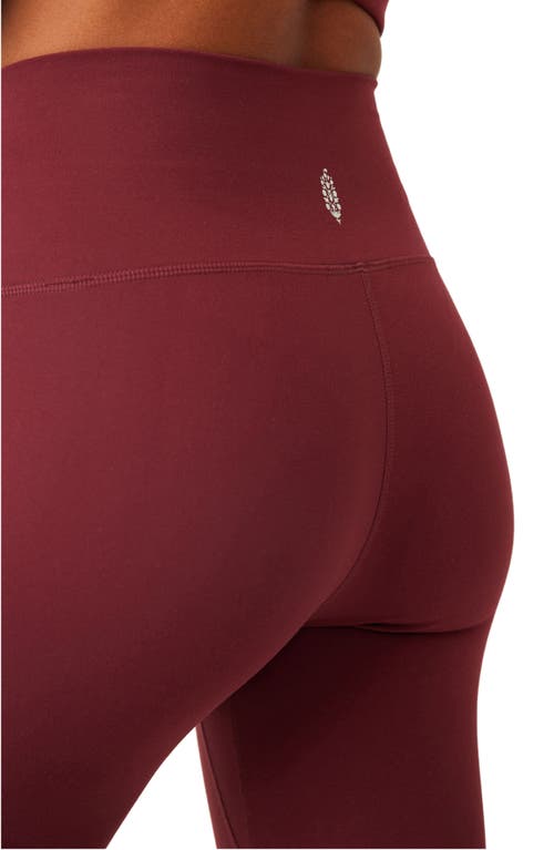 Shop Free People Fp Movement Never Better High Waist Leggings In Oxblood