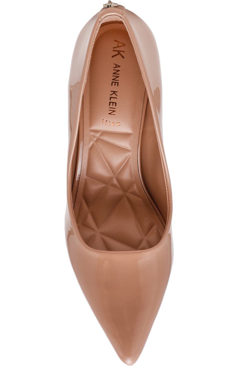 Anne Klein Paleen Stiletto Pump, Alternate, color, Beige Patent
