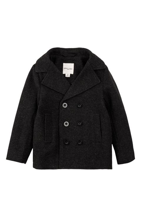 Kids' Heathered Peacoat (Toddler & Little Kid)