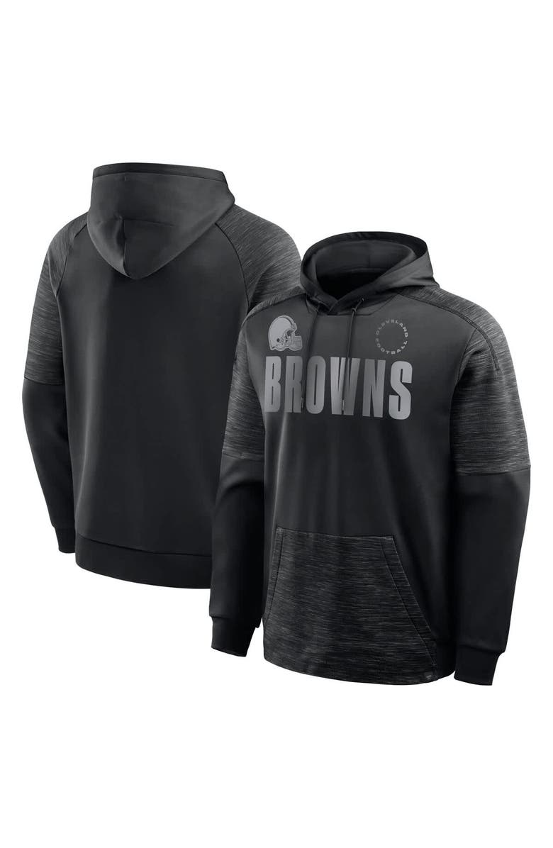 FANATICS Men's Fanatics Black Cleveland Browns Chip Shot Pullover Hoodie, Main, color, Black