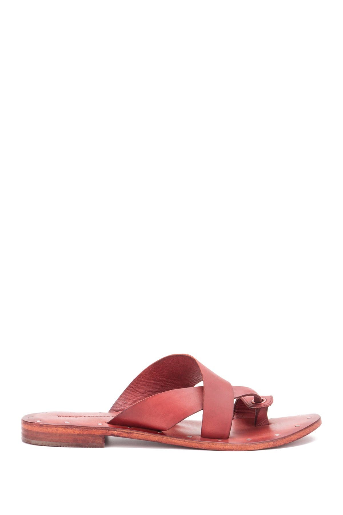VINTAGE FOUNDRY Eleni Sandal, Alternate, color, Wine