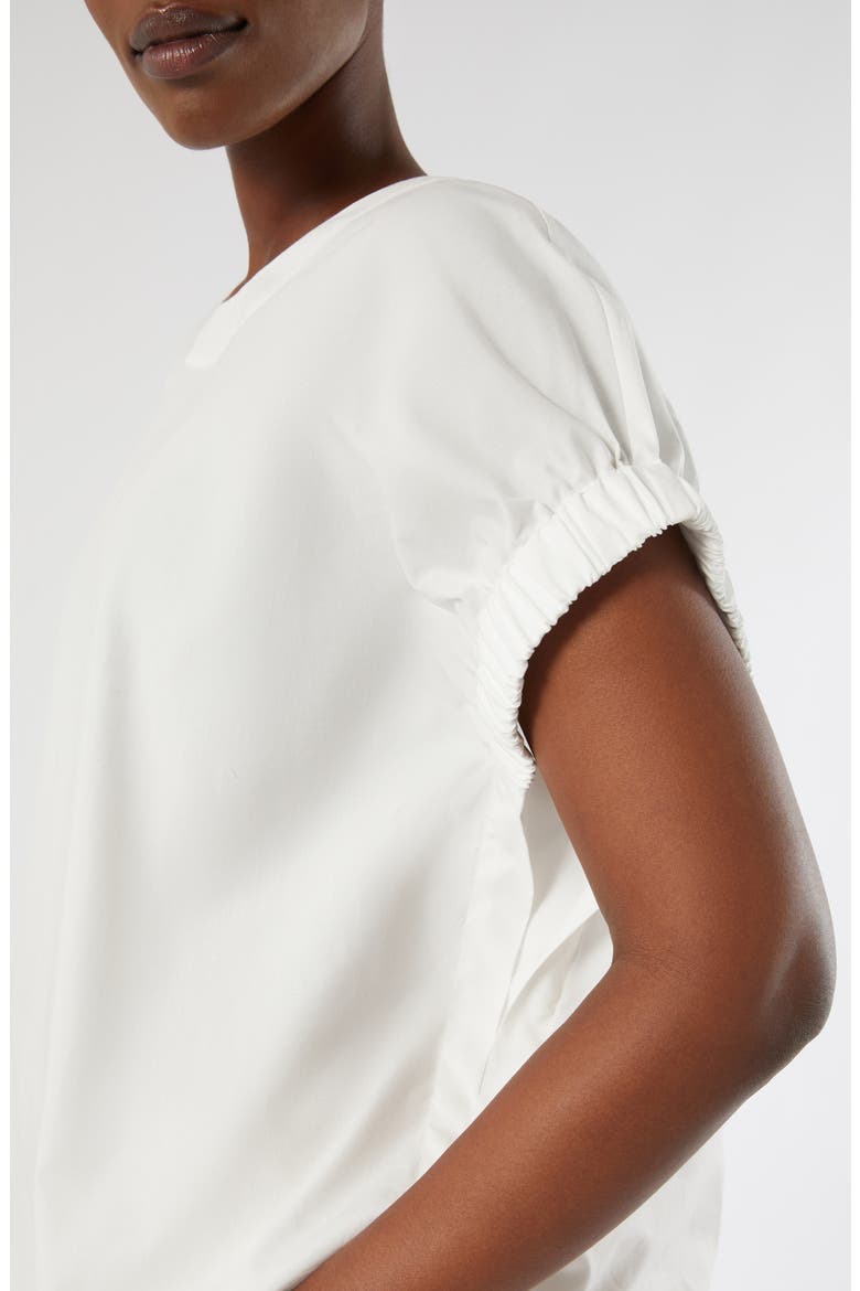Sepoca Cotton Poplin Top, Alternate, color, IVORY