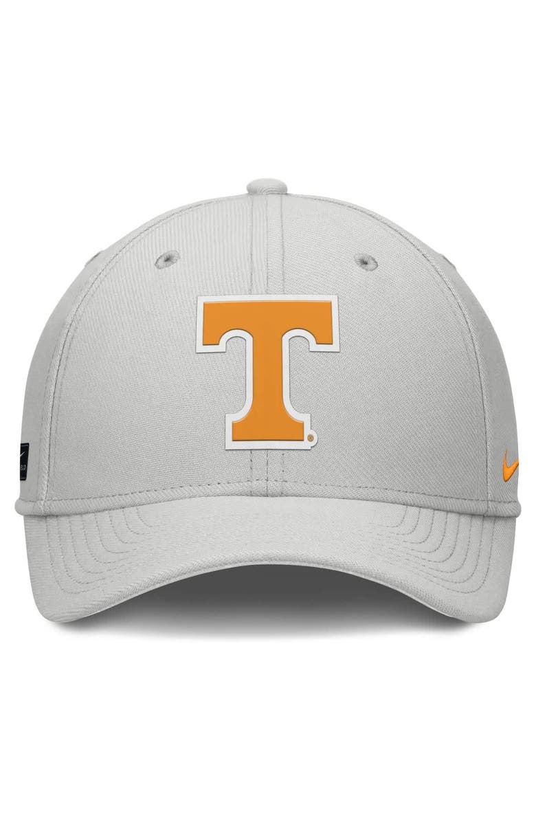 Nike Men's Nike Gray Tennessee Volunteers Rise Practice Performance Adjustable Hat, Alternate, color,