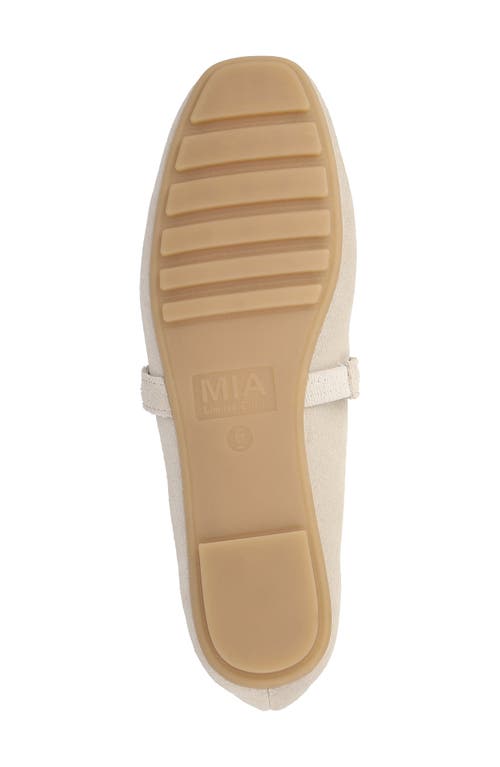 Shop Mia Limited Edition Karolin Mary Jane Flat In Sand