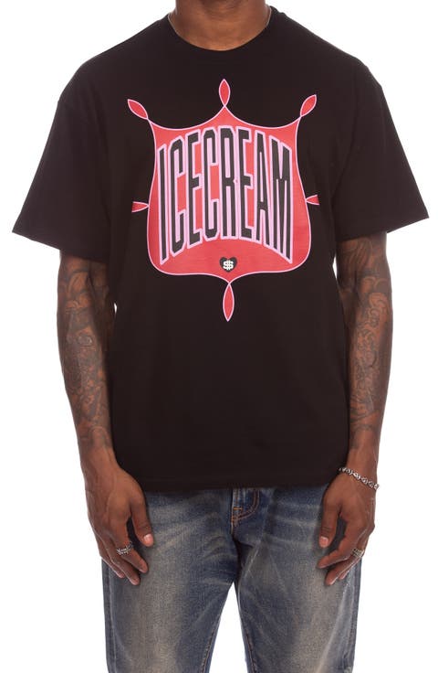 Emblem Cotton Graphic T-Shirt