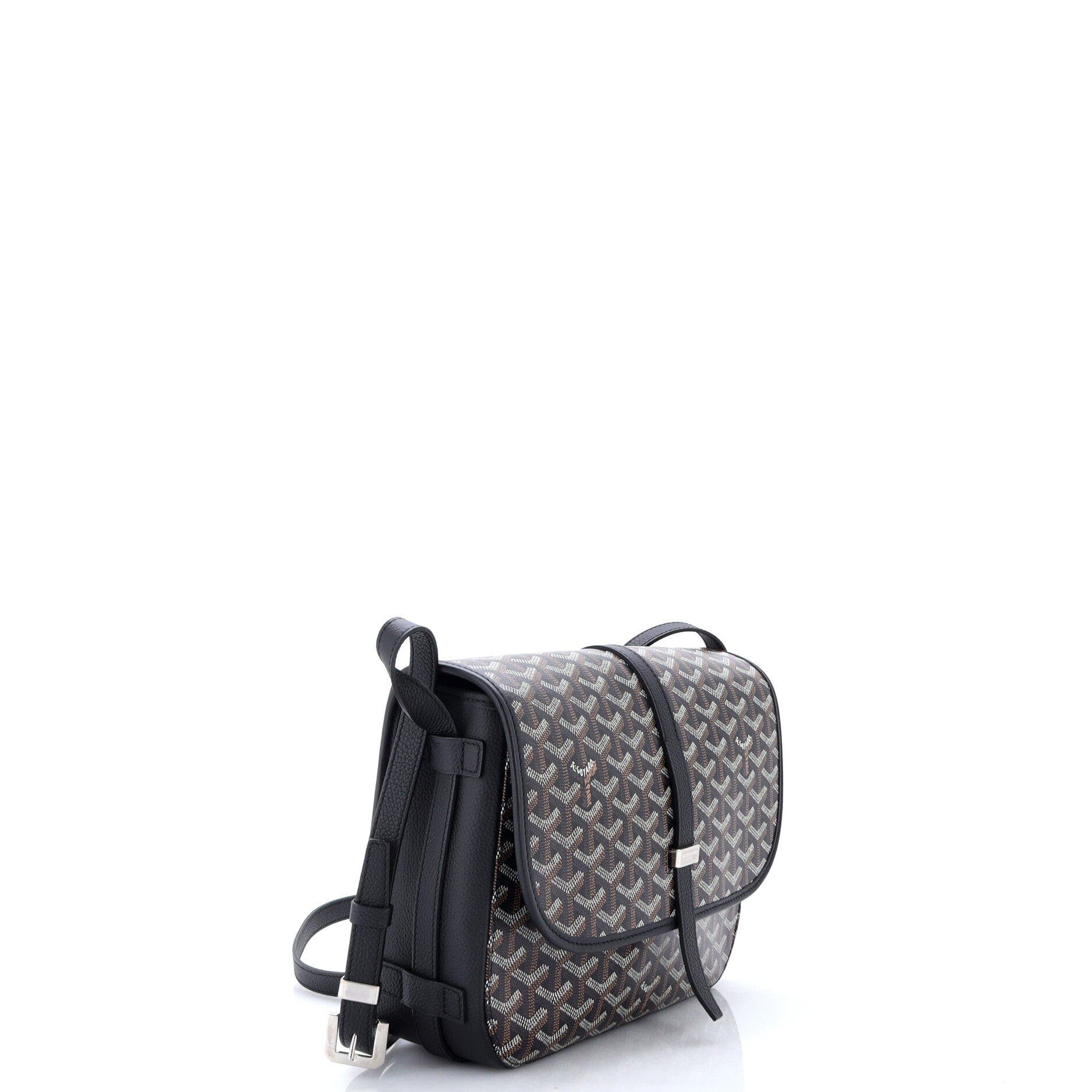 Belvedere II Messenger Bag Coated Canvas MM, Alternate, color, Black