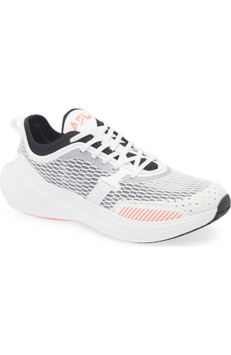 APL Euphoria Running Shoe, Main, color, White / Black / Laser Red