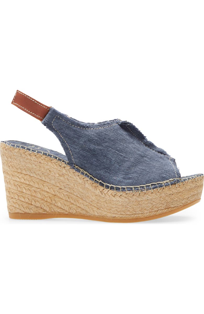 Toni Pons 'Lugano' Espadrille Wedge Sandal, Alternate, color, Navy Canvas