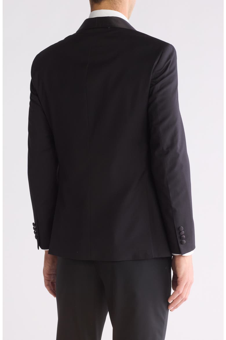 Stretch Tuxedo Jacket, Alternate, color, BLACK