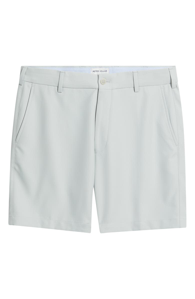 Peter Millar Salem High Drape Performance Shorts, Main, color, British Grey