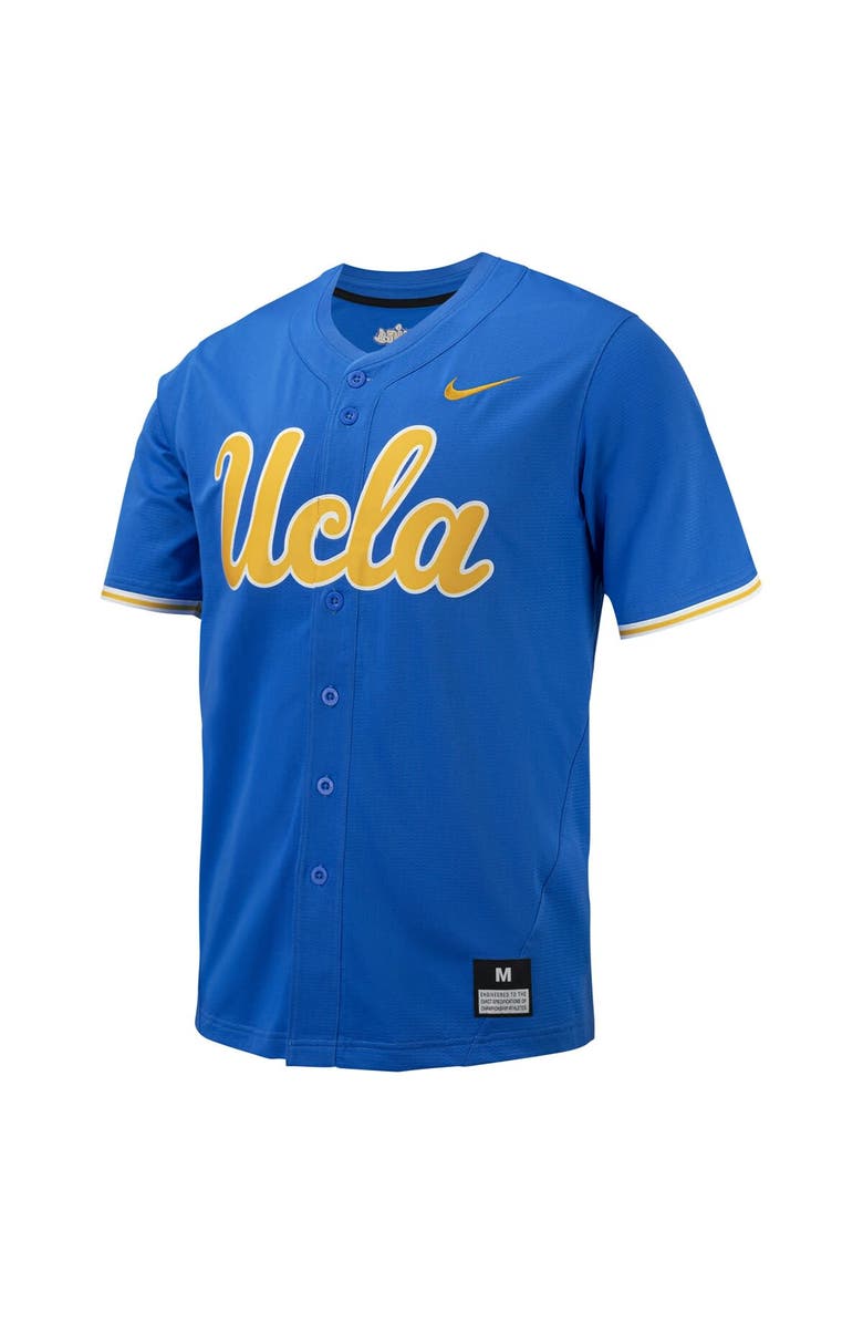 Nike Men's Nike Blue UCLA Bruins Replica Full-Button Baseball Jersey, Alternate, color, Blue