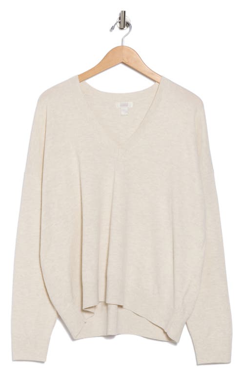 Nordstrom Rack V-neck Pullover Sweater In White