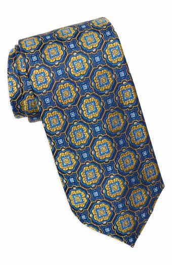 Ashbridge Ornate Medallion Silk Blend Tie