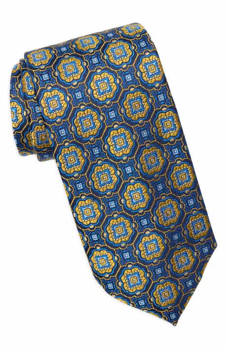 Ashbridge Ornate Medallion Silk Blend Tie