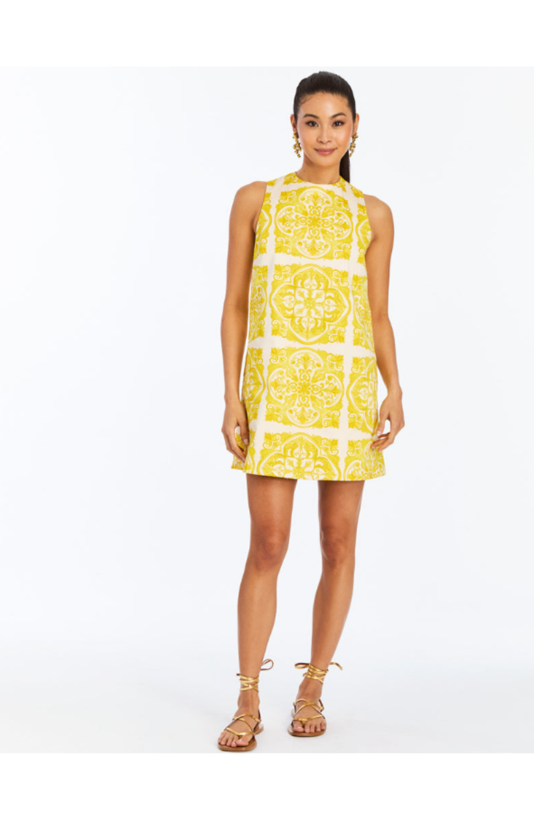 Mestiza New York Fiona Convertible Shift Mini Dress, Main, color, Yellow