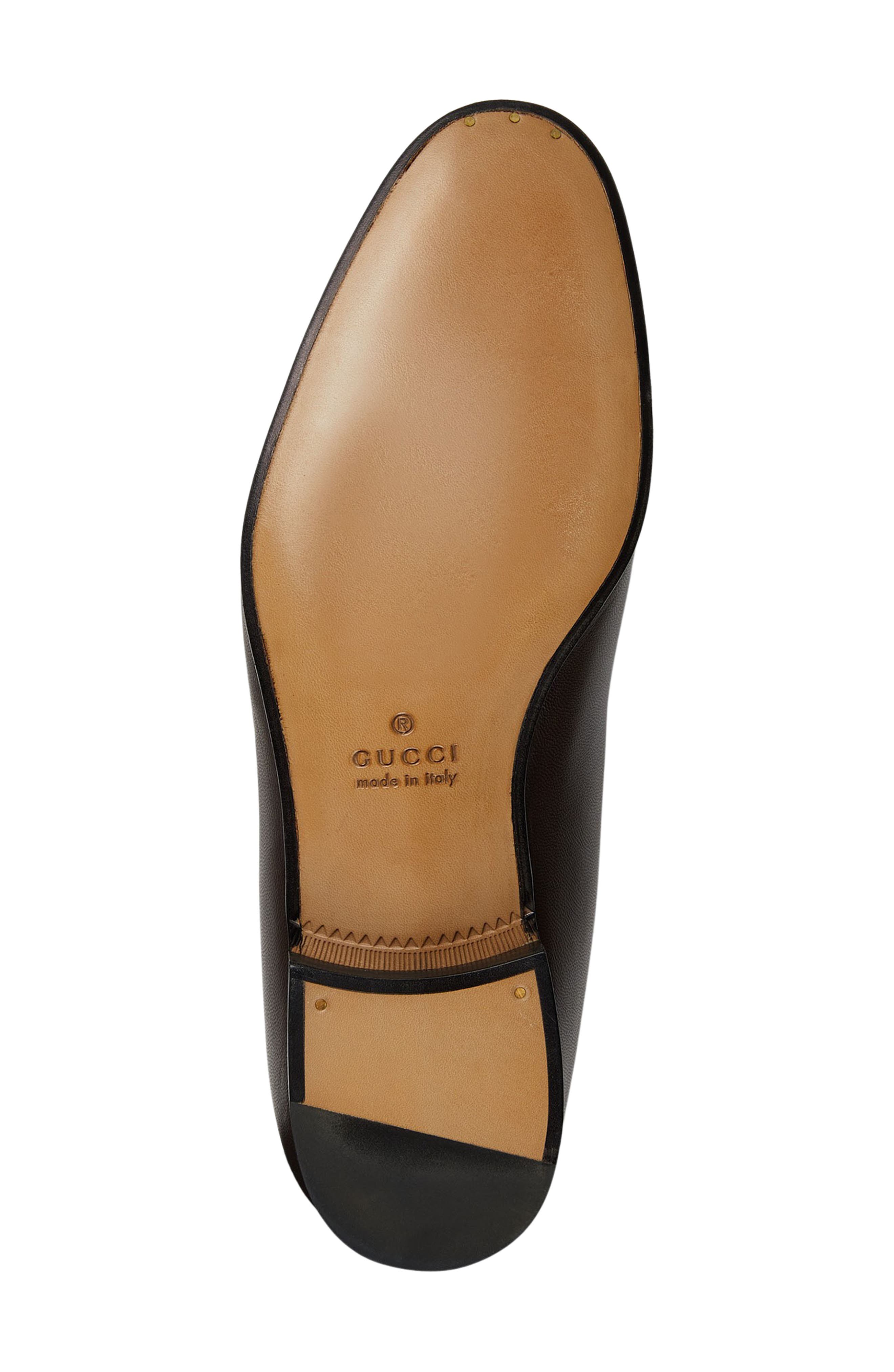 Gucci Ed Apron Toe Interlocking G Loafer, Alternate, color, Cocoa