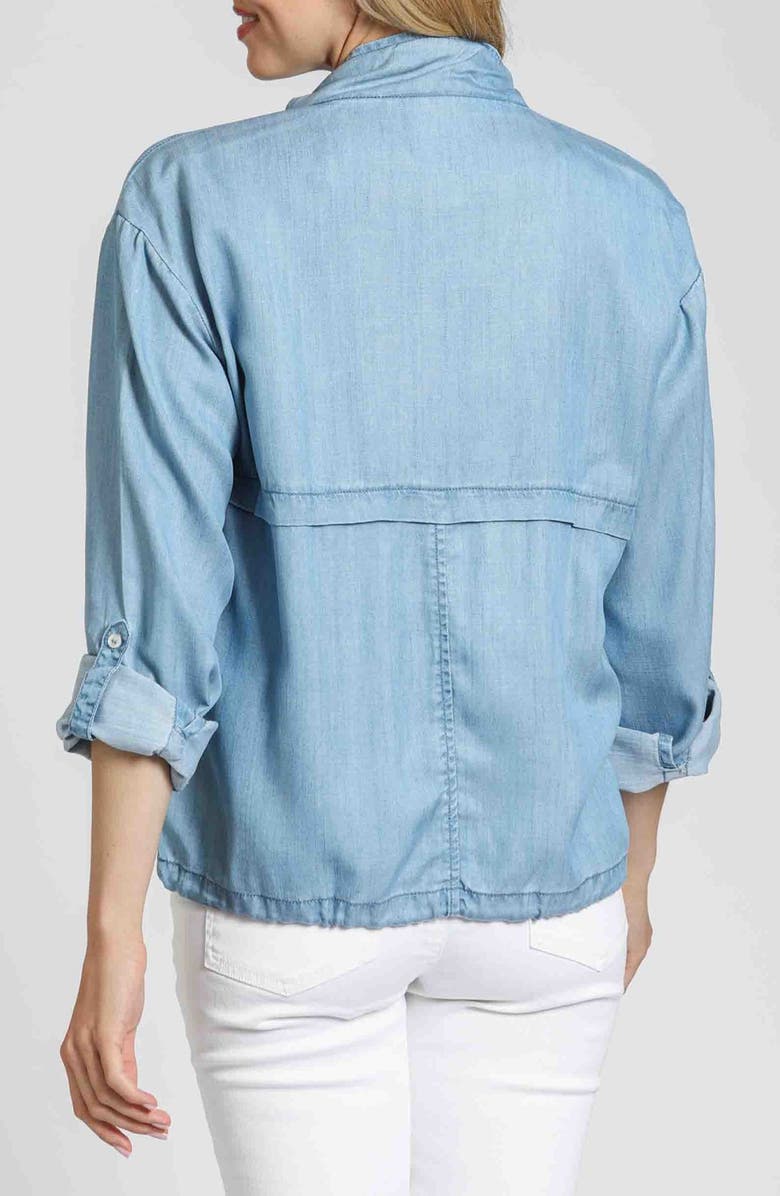 APNY Denim Utility Jacket, Alternate, color, Light Indigo