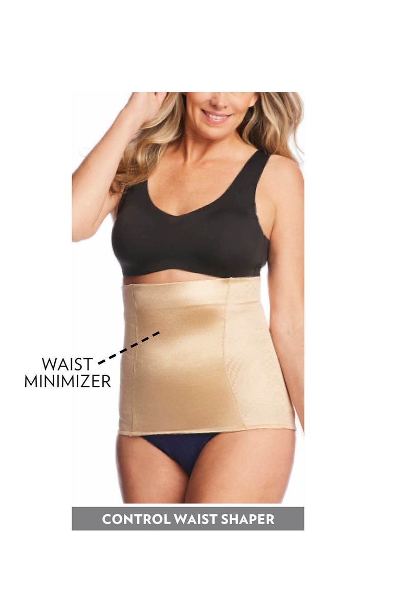 Secret Solutions Power Shaper Firm Control Pull-On Waist Shaper, Alternate, color, Black