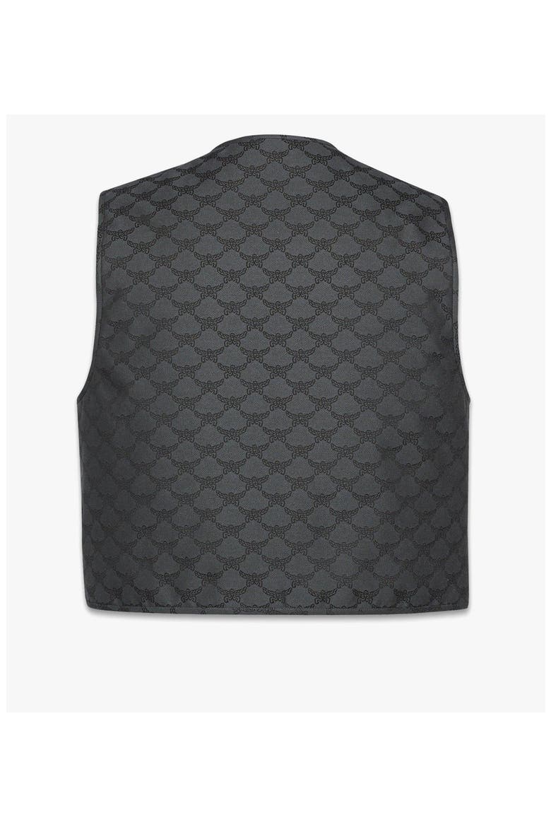 Vest in Lauretos Jacquard, Alternate, color, Dark-Grey