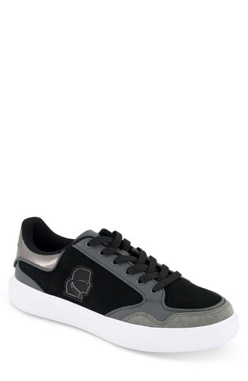 Karl Lagerfeld Paris Court Sneaker In Grey