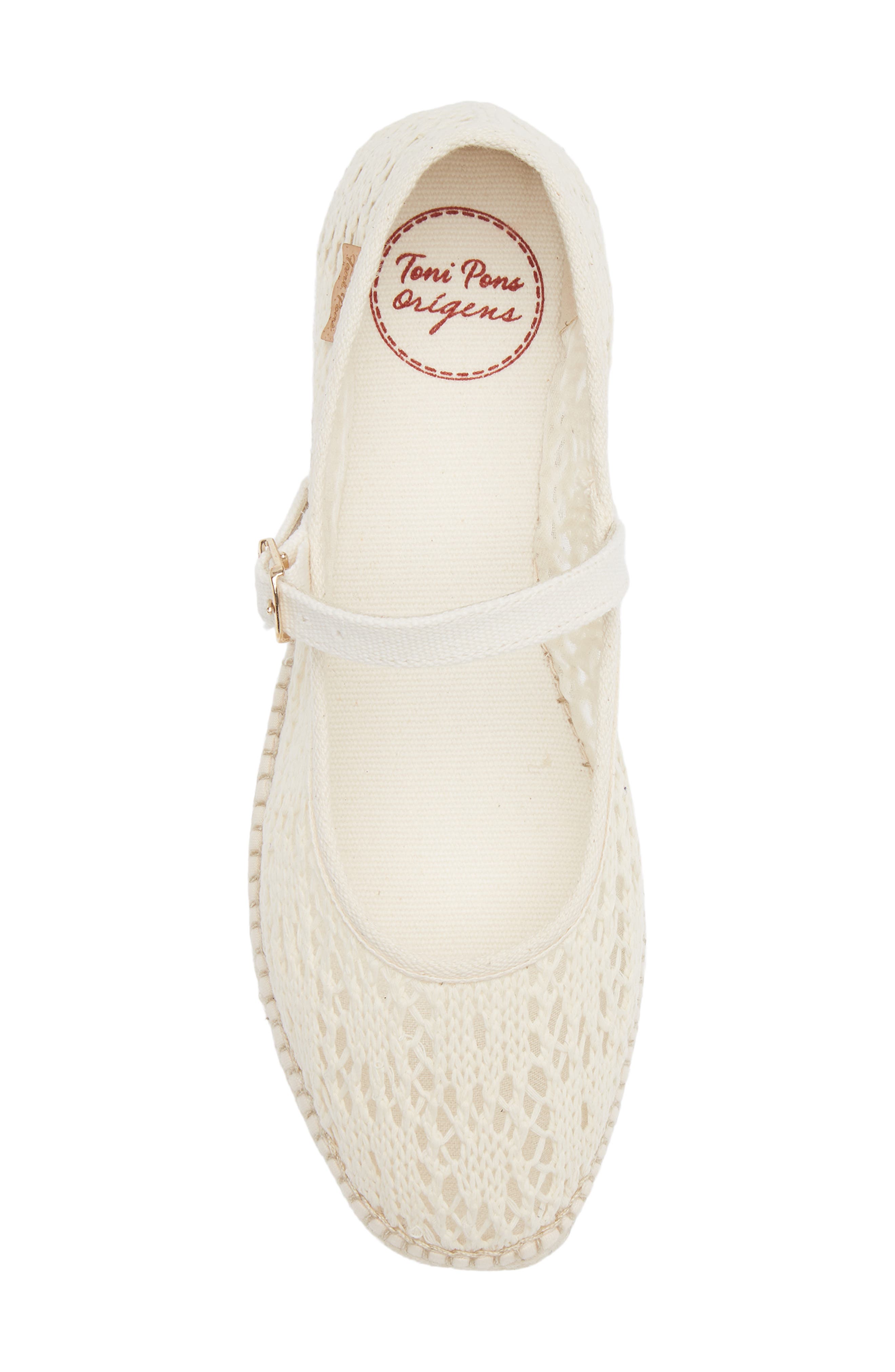 Toni Pons Inca Espadrille Wedge, Alternate, color, Ivory