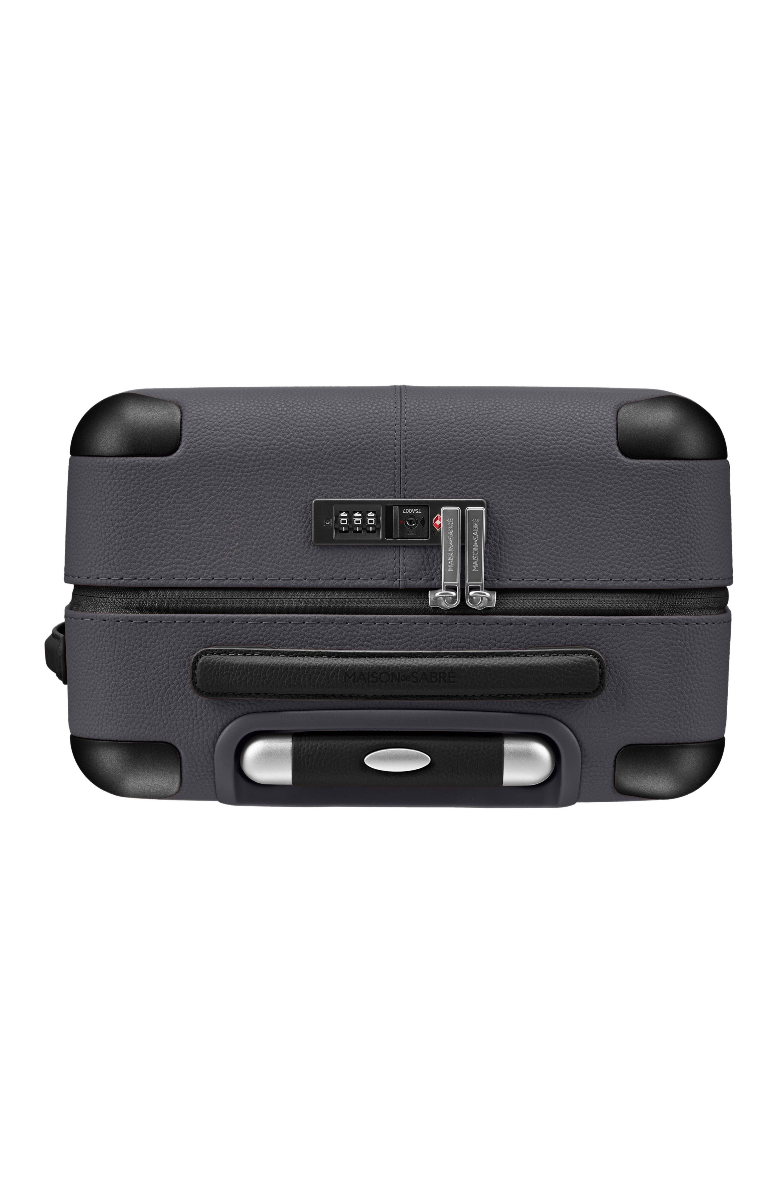 MAISON de SABRÉ The Carry On Suitcase, Alternate, color, Graphite Caviar