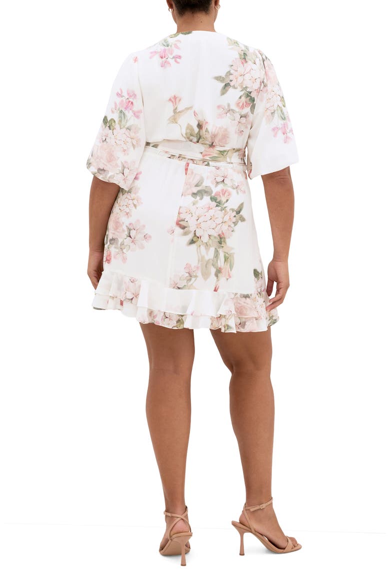 Koko Floral Minidress, Alternate, color, DELICATE FL
