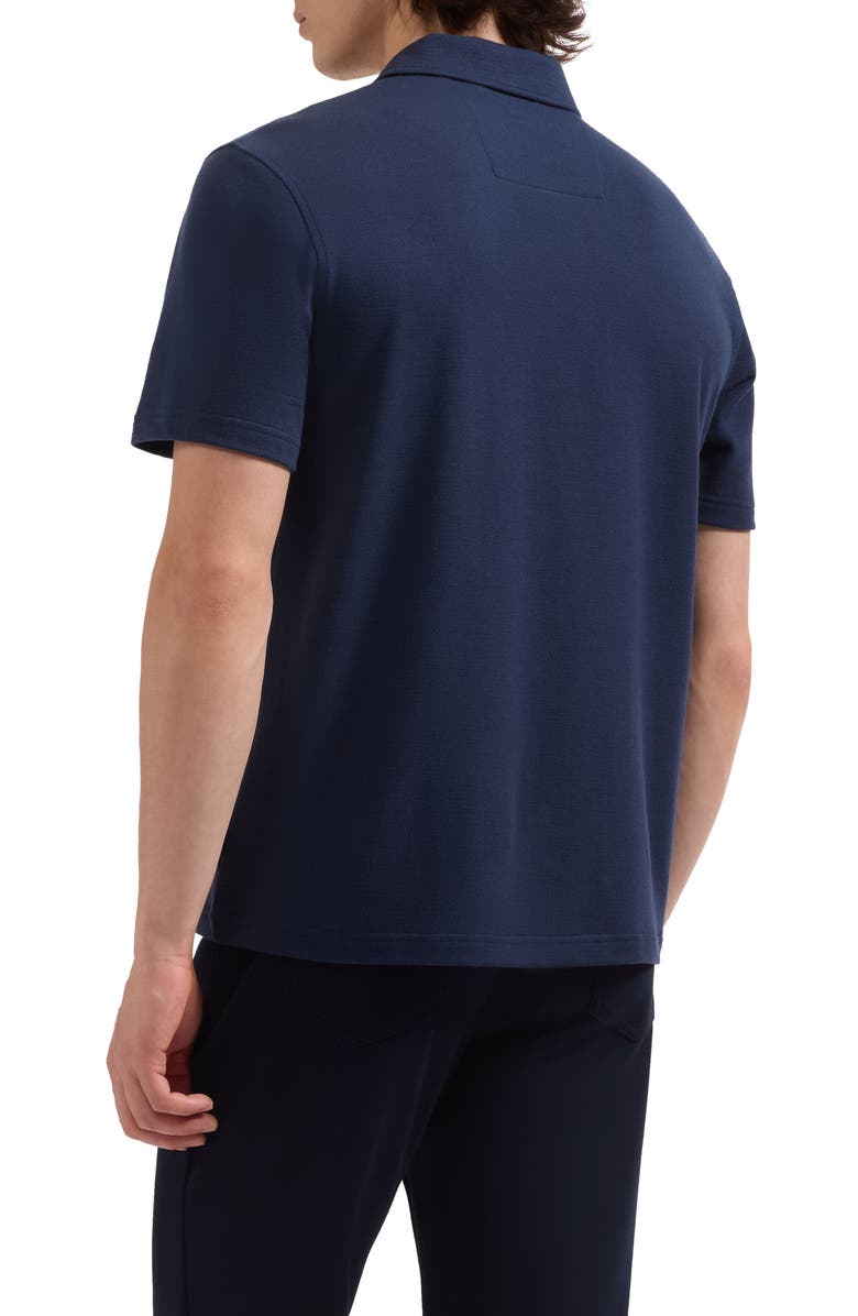 Bugatchi Quarter Zip Polo, Alternate, color, Navy