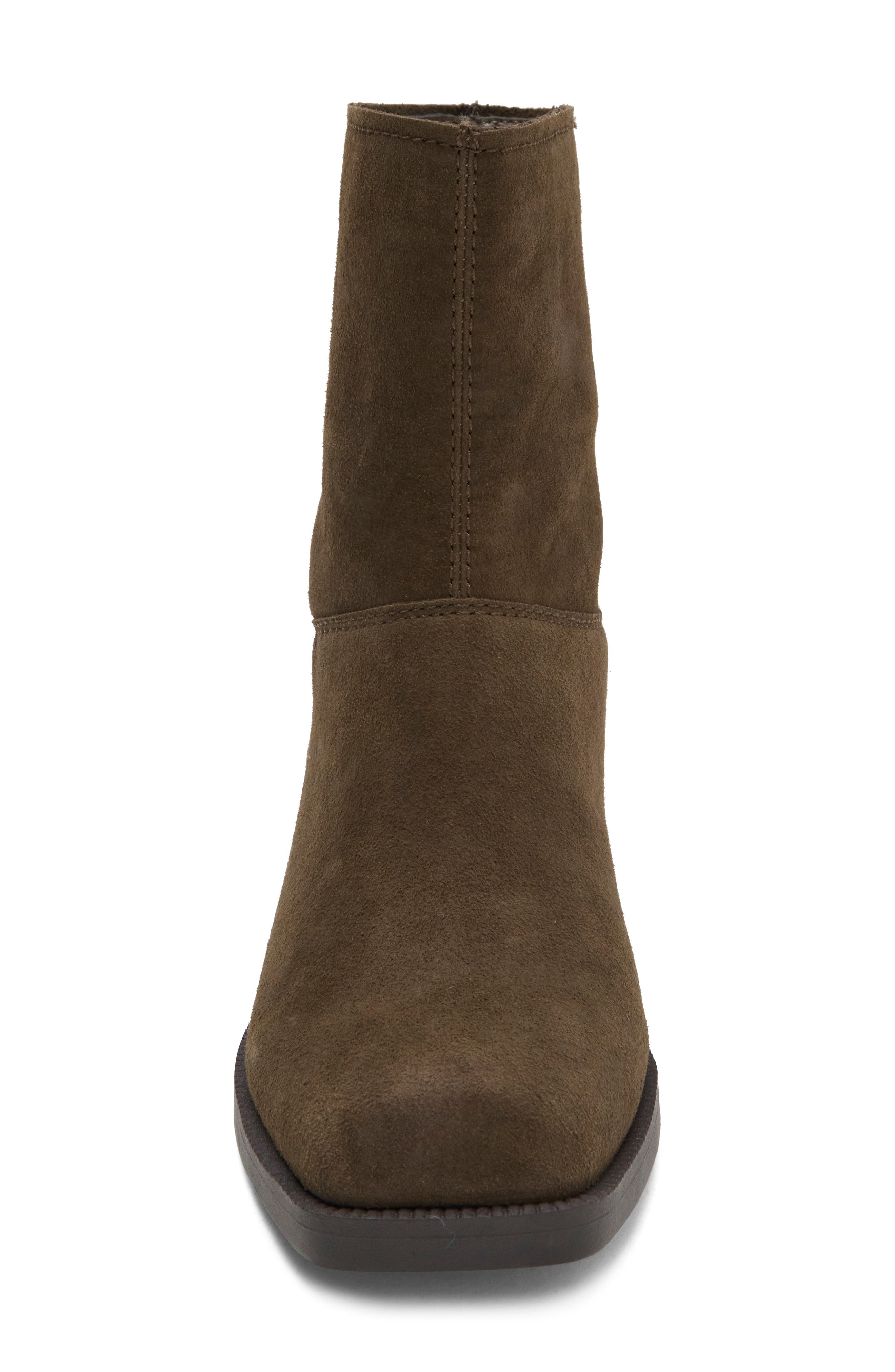 Ranaya Leather Boot, Alternate, color, CHOCOLATE SUEDE