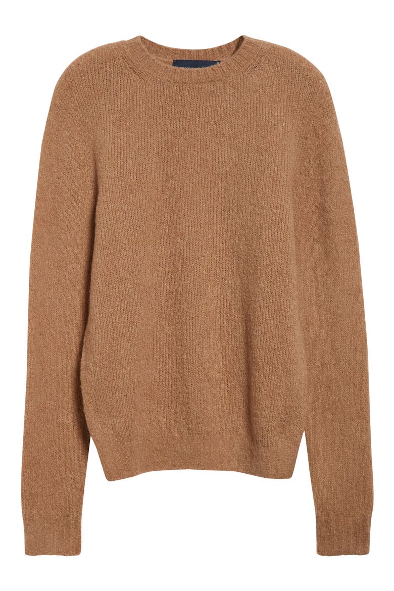 Handmade Felted Merino Wool & Cashmere Blend Sweater, Alternate, color, CAMEL