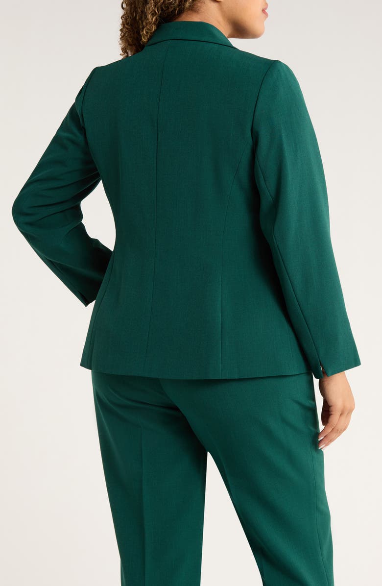 KASPER Peak Lapel Jacket, Alternate, color, Evergreen