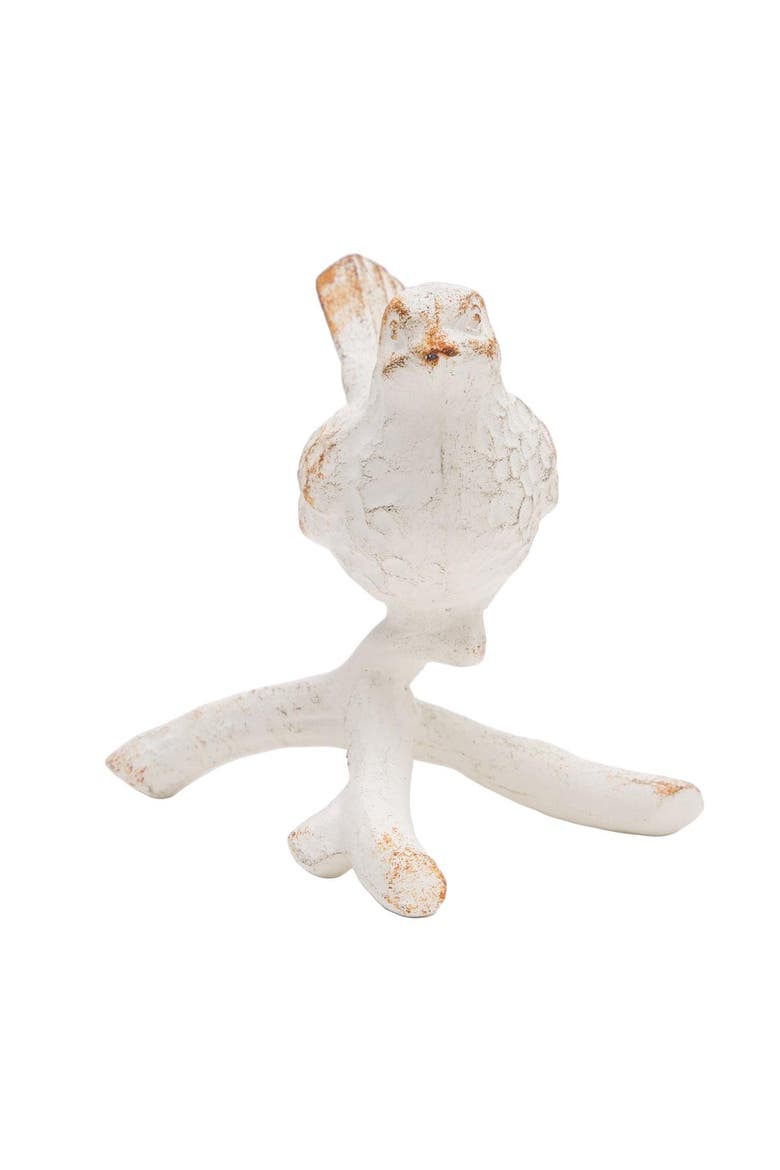 Abeline Decorative White Bird Figurine, Alternate, color, White