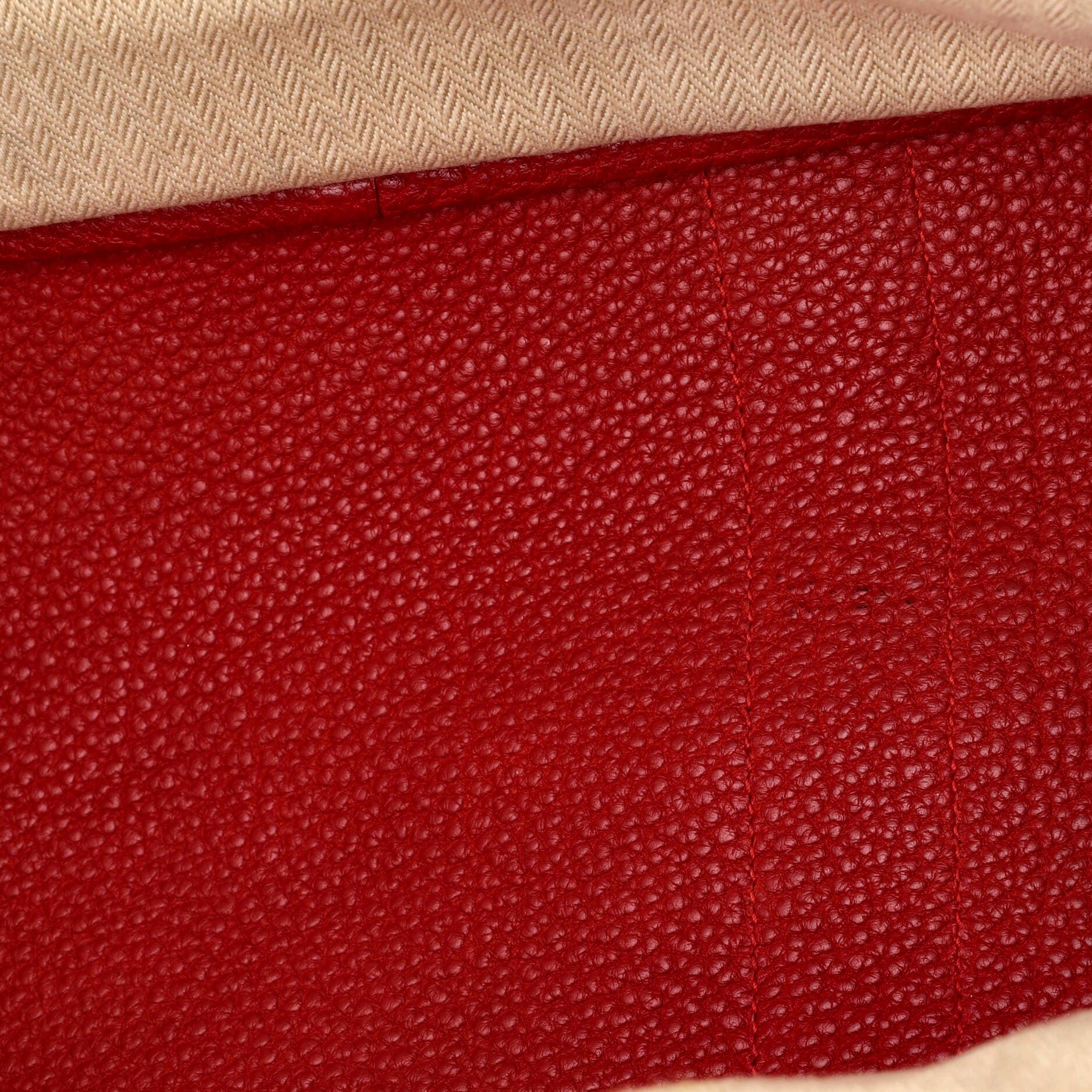 Garden Party Tote Leather 36, Alternate, color, Red