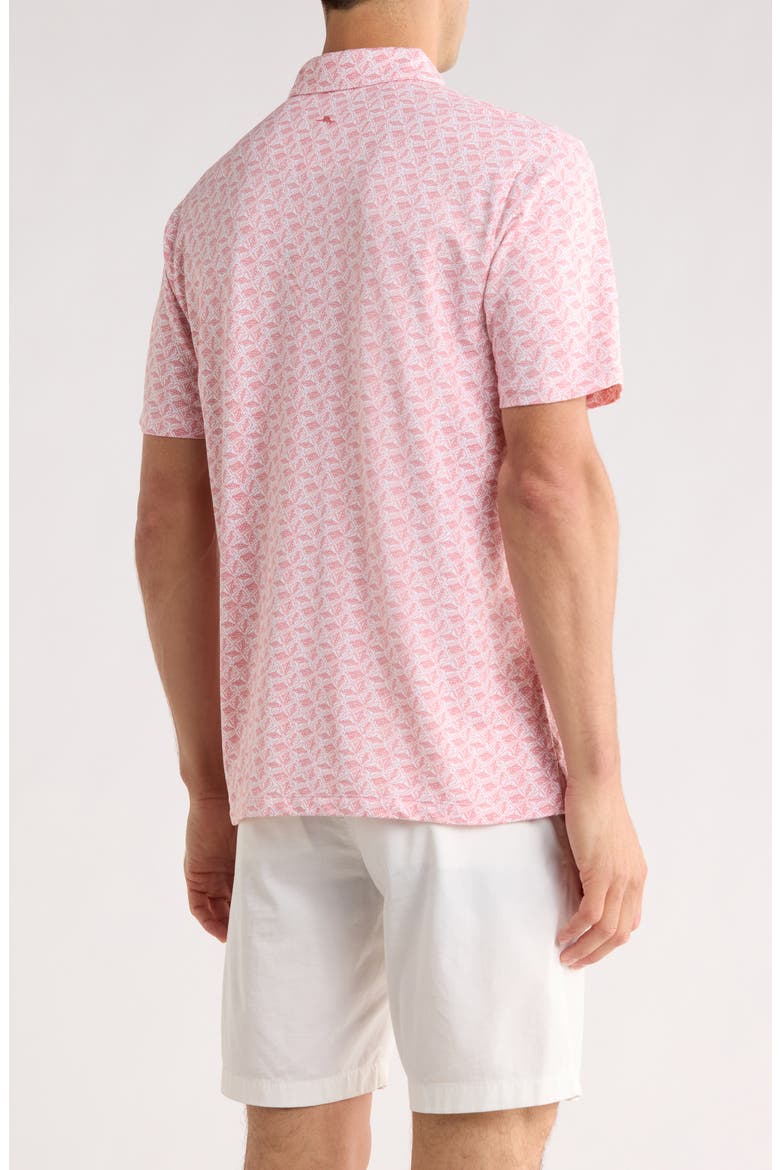 San Rio Twill Sea Flower Knit Polo, Alternate, color, RED GINGER