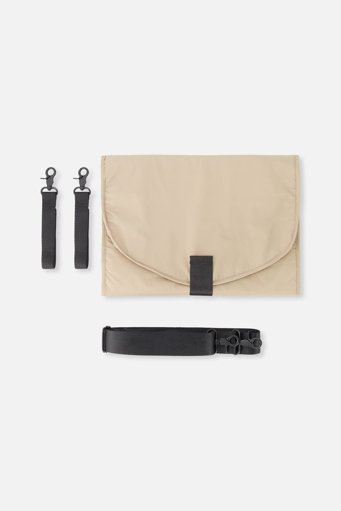 Deux par Deux Diaper Bag with Changing Mat and Stroller Straps, Alternate, color, 
