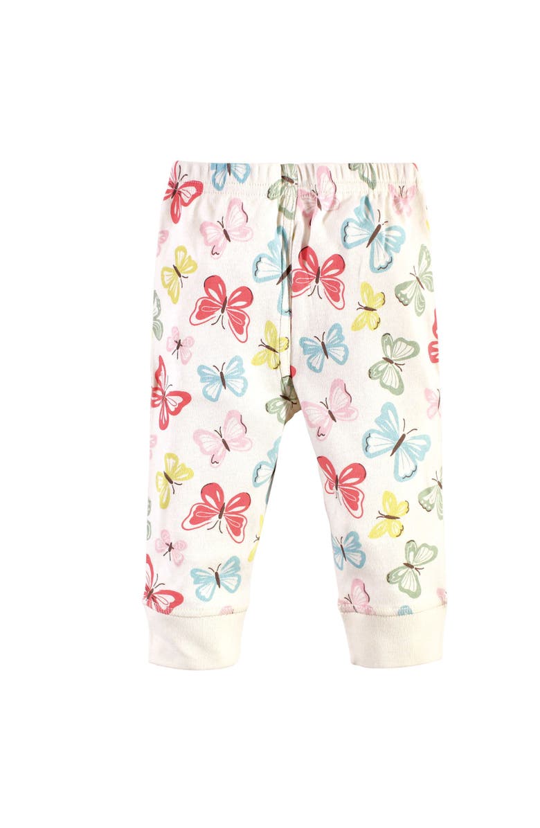 Touched by Nature Organic Cotton Pants for Young Ladies, Alternate, color, Butterflies Pink