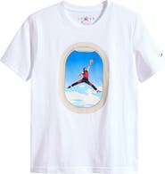 Jordan Kids' Air Jordan Plane Window Graphic Cotton Blend T-Shirt