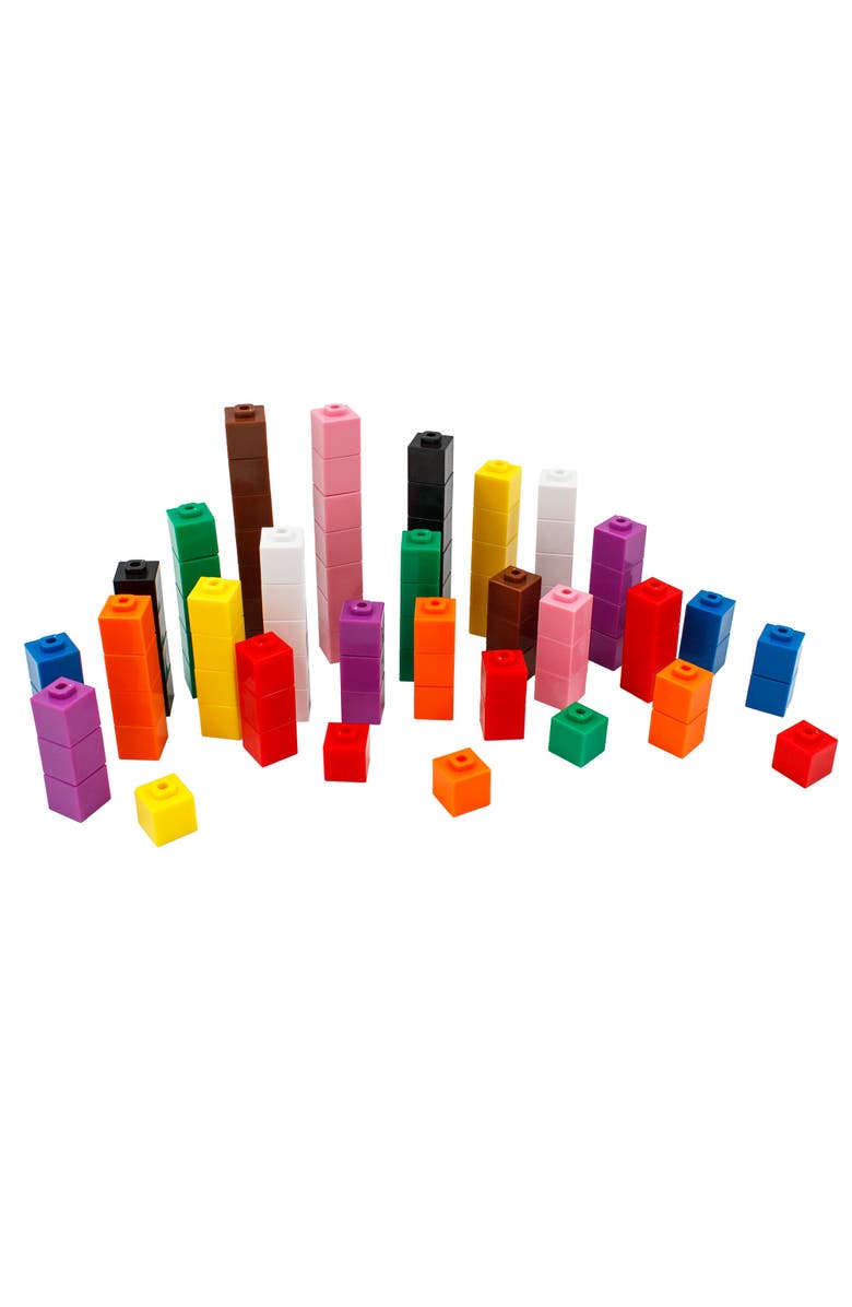 Junior Learning Pack Of 100 Multicolored Mathcubes, Alternate, color, Multicolored