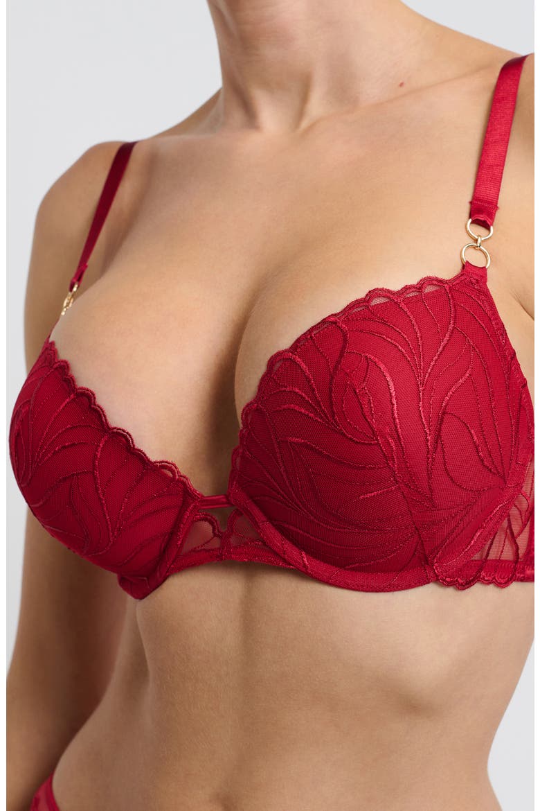 Envolee N°9 Underwire Bra, Alternate, color, RED