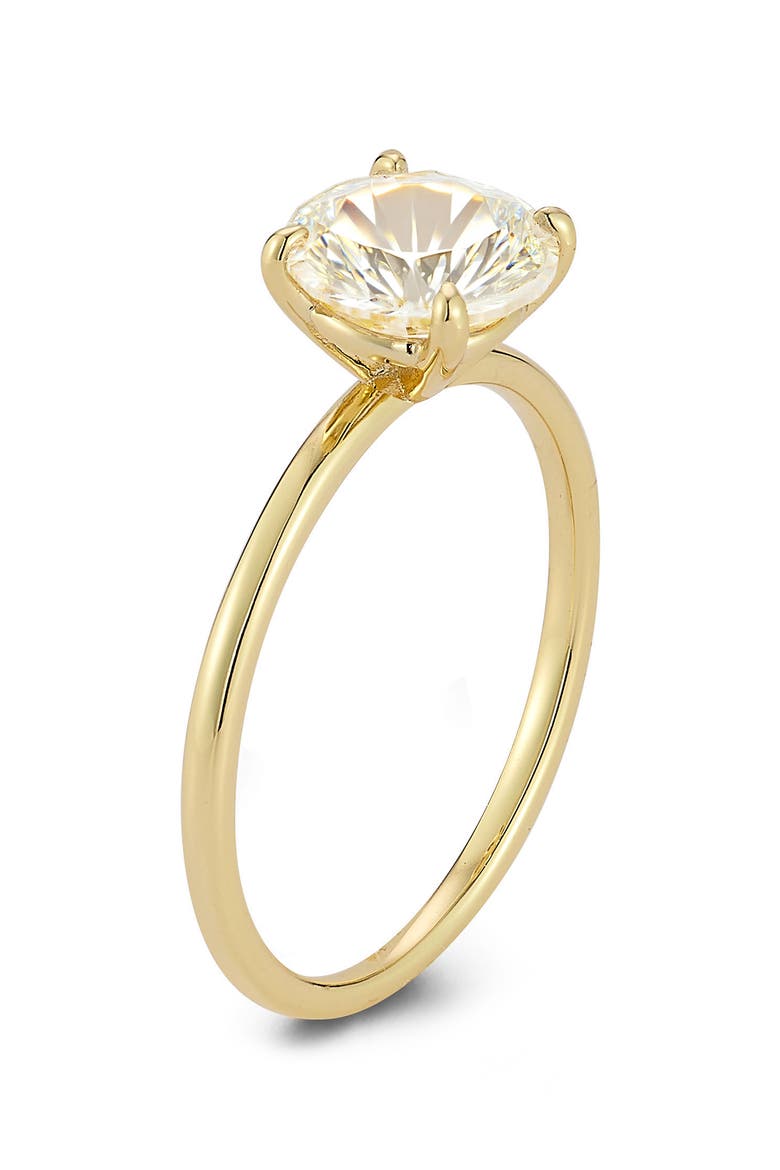 14k Gold Moissanite Ring, Alternate, color, GOLD