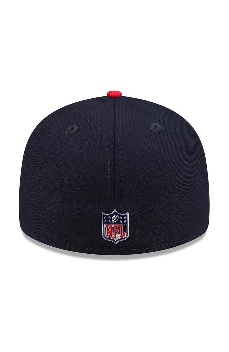 New Era Men's New Era  Navy/Red Houston Texans 2026 NFL Draft Pre-Curved 59FIFTY Fitted Hat, Alternate, color, Navy