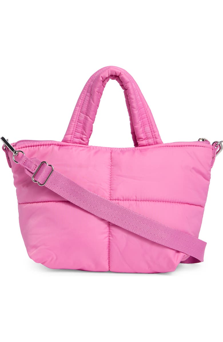 LeSportsac Puffy Mini Satchel, Alternate, color, Strawbery Pink Sheen
