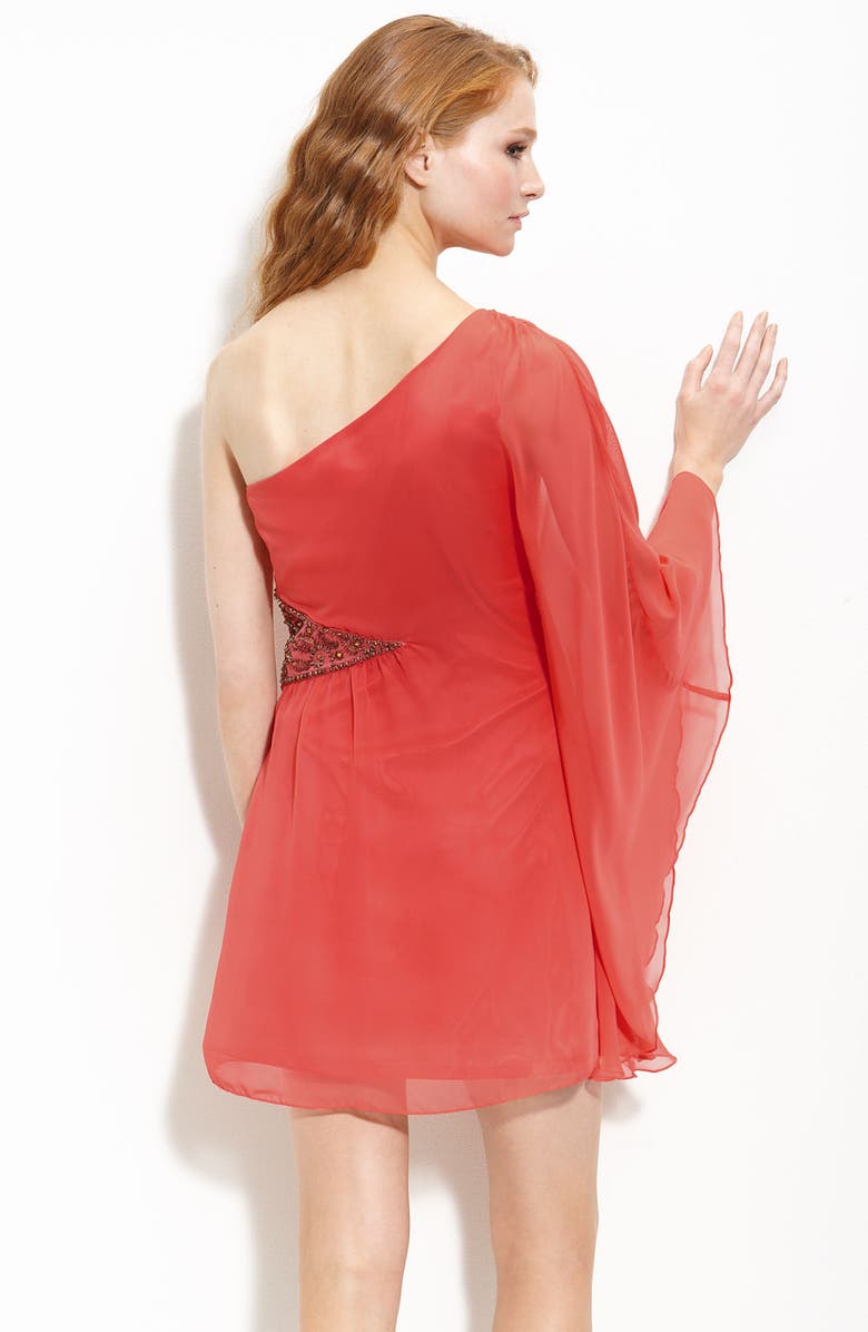 Free People 'Dancing in the Moonlight' Chiffon Dress, Alternate, color, 