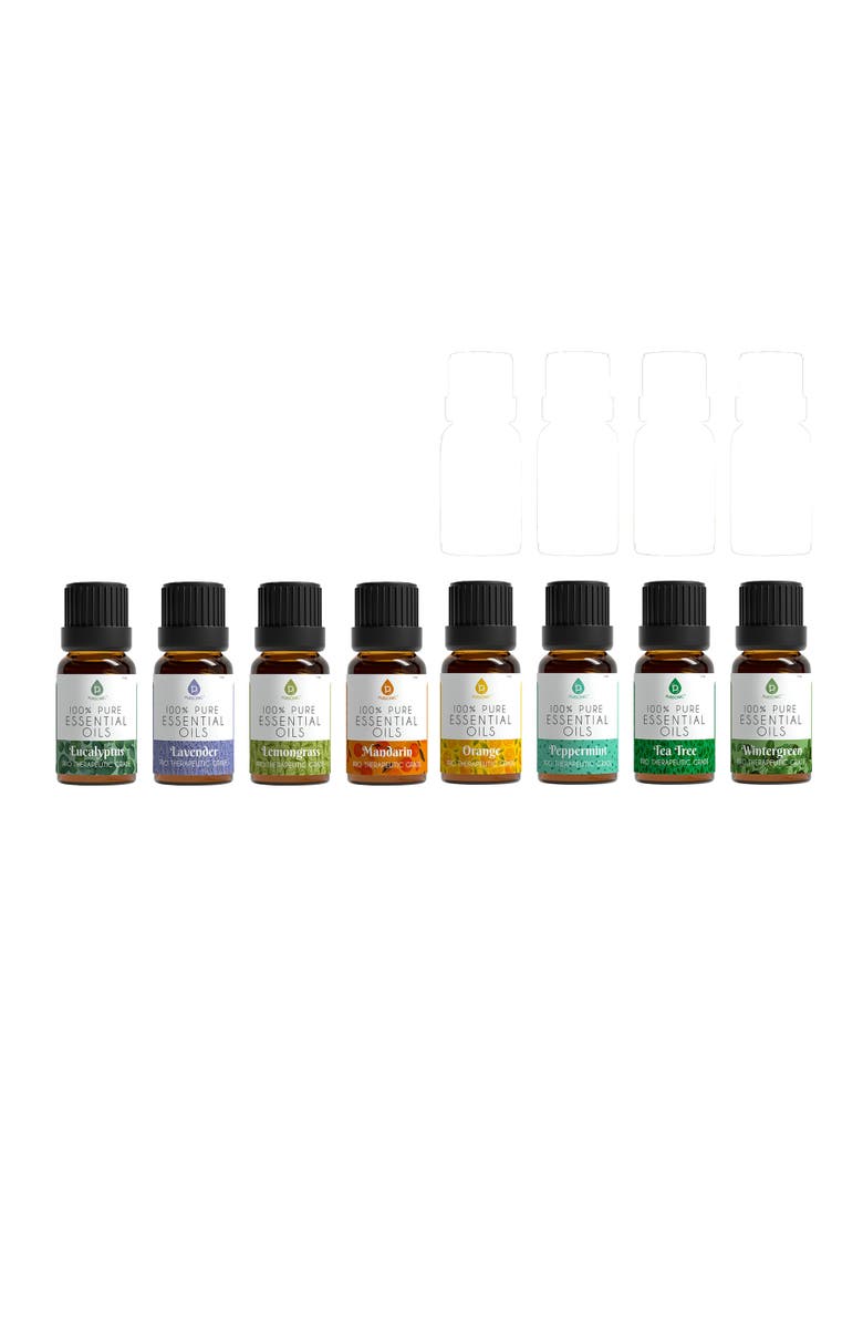 PURSONIC 8 pack of 100% Pure Essential Aromatherapy Oils, Alternate, color, Multicolor