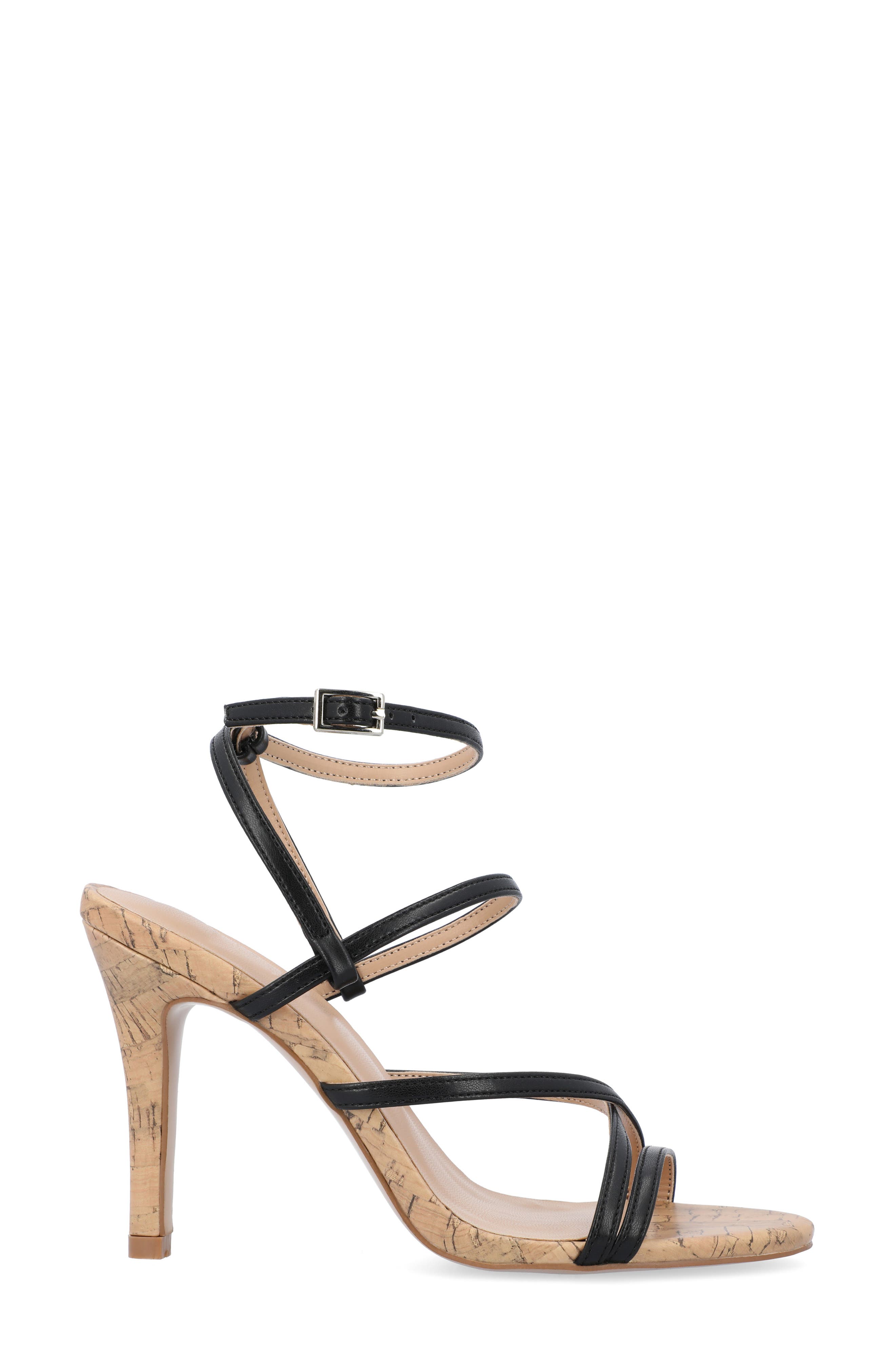 Journee Collection Fylissa Heeled Sandal 9Women), Alternate, color, Black