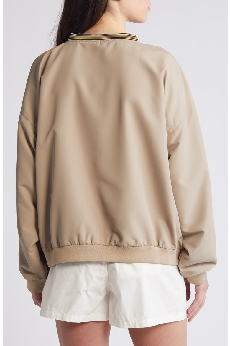 Hits Different Logo Graphic Pullover, Alternate, color, BROWN