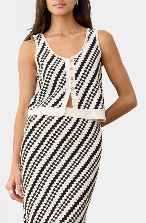 Oasis Cotton Blend Sweater Vest